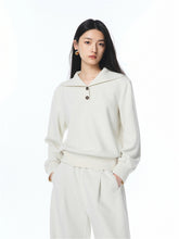 Women's Slim Shawl Collar Pullover Sweatshirt